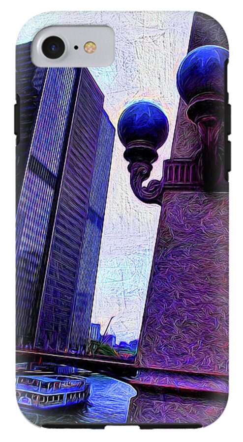 Chicago River Lamp - Phone Case