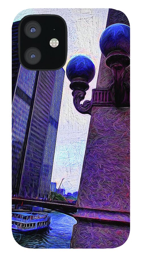 Chicago River Lamp - Phone Case