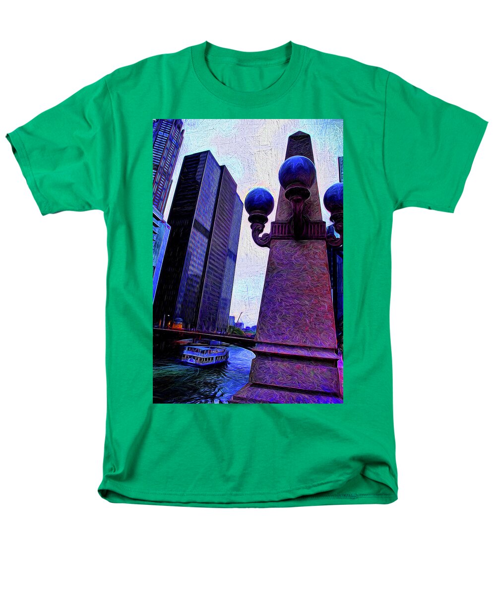 Chicago River Lamp - Men's T-Shirt  (Regular Fit)