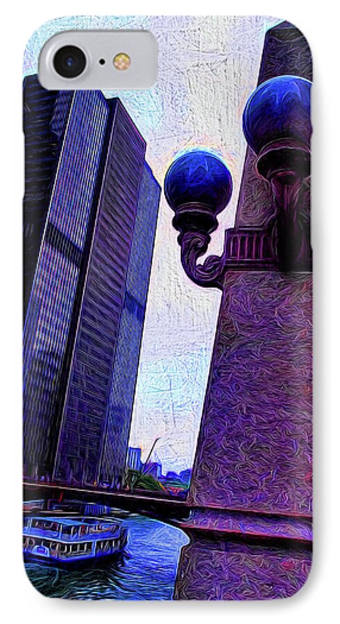 Chicago River Lamp - Phone Case