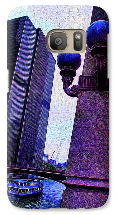 Chicago River Lamp - Phone Case