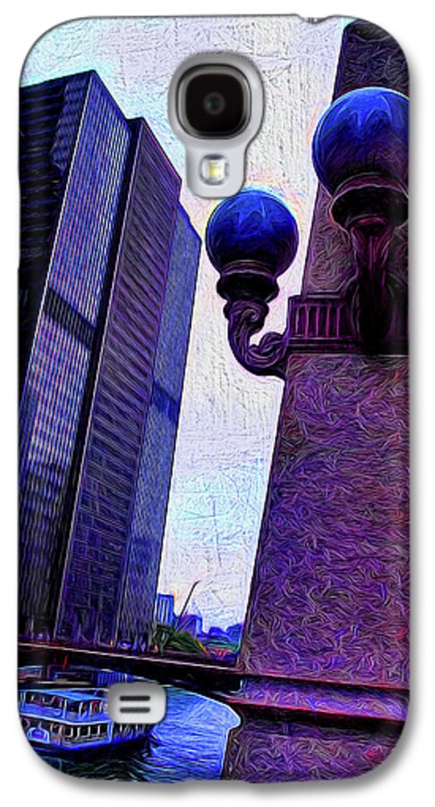 Chicago River Lamp - Phone Case