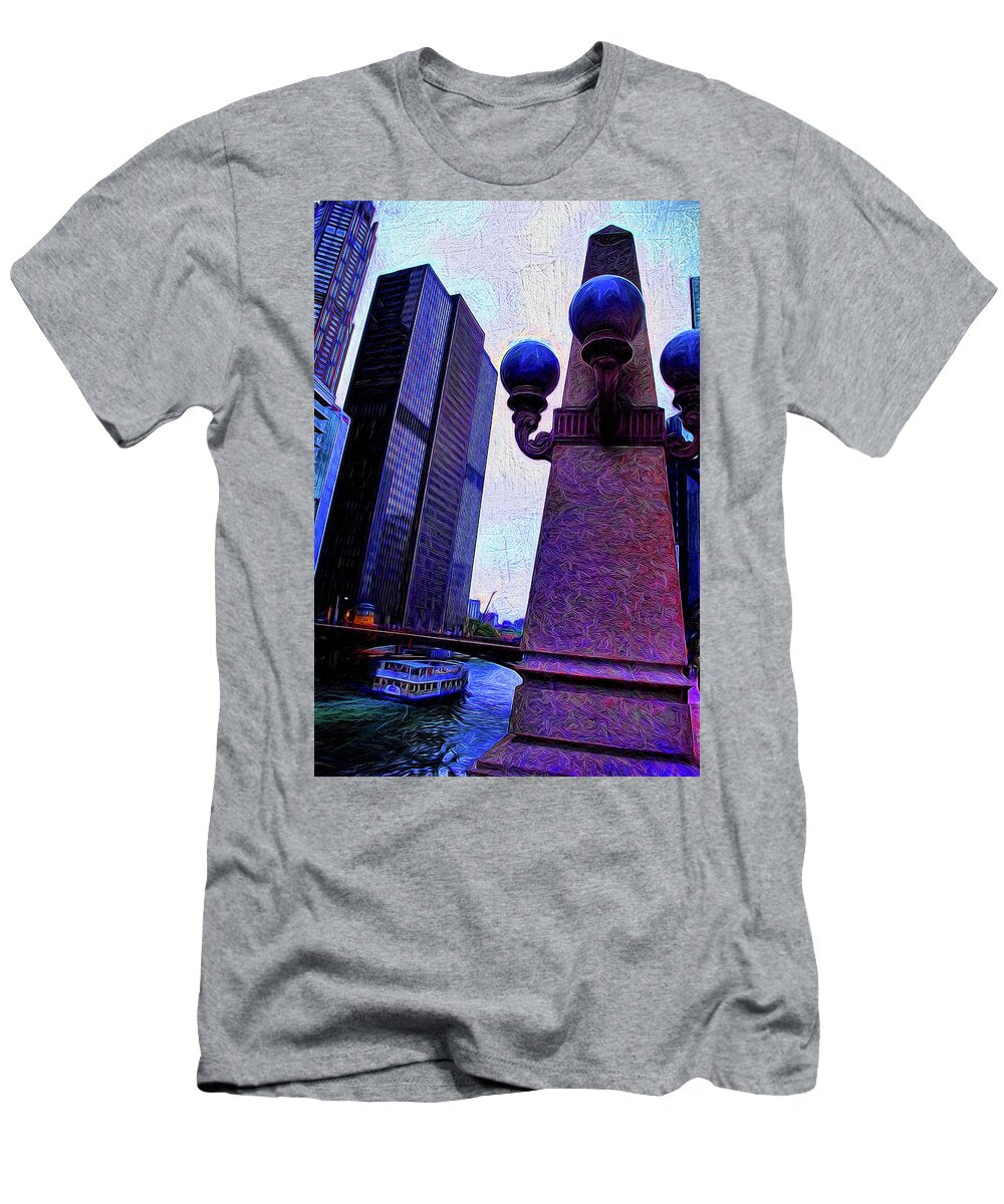 Chicago River Lamp - T-Shirt