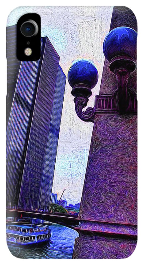 Chicago River Lamp - Phone Case