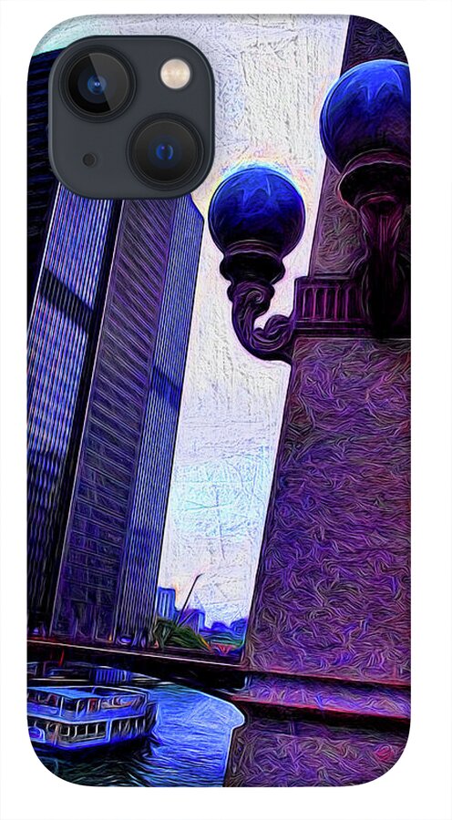 Chicago River Lamp - Phone Case