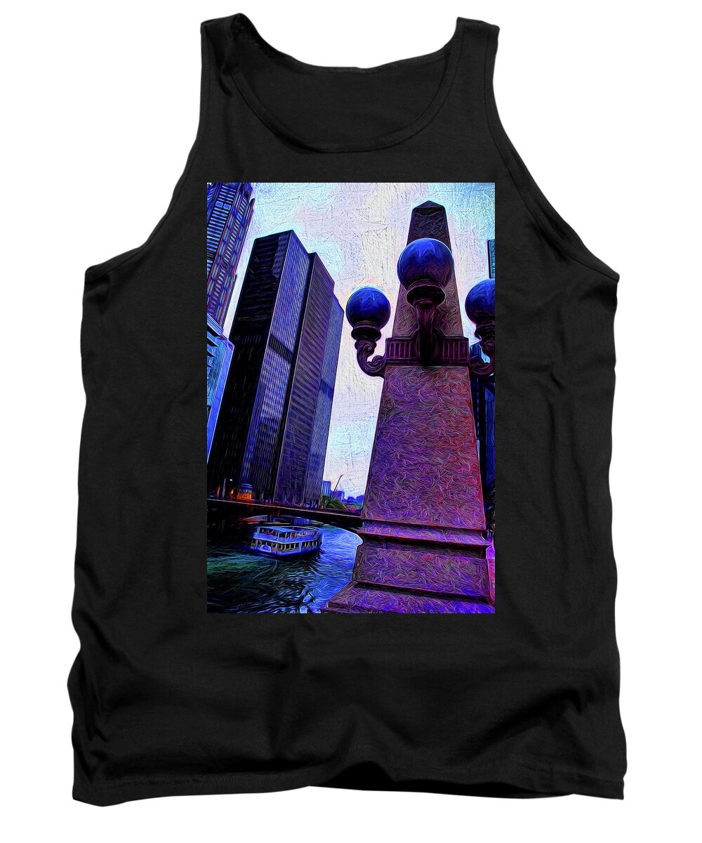 Chicago River Lamp - Tank Top