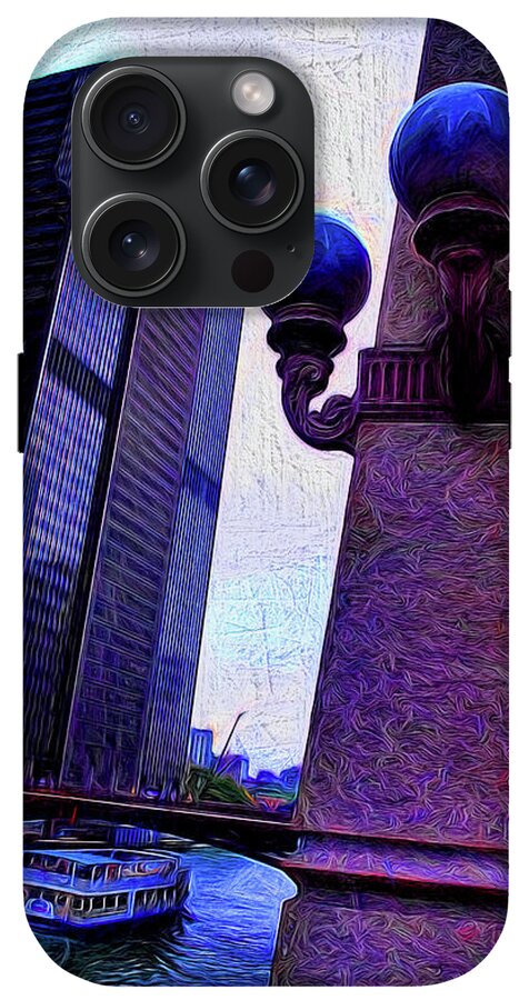 Chicago River Lamp - Phone Case