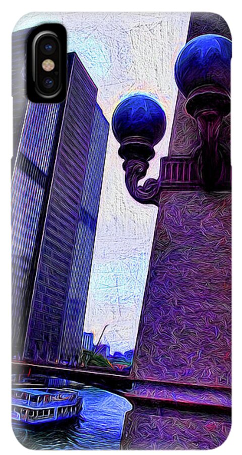 Chicago River Lamp - Phone Case