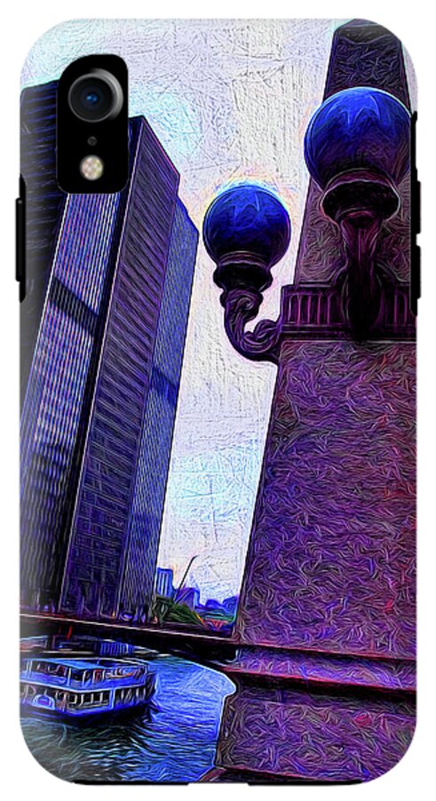 Chicago River Lamp - Phone Case