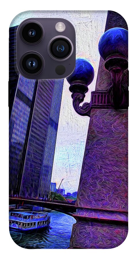 Chicago River Lamp - Phone Case