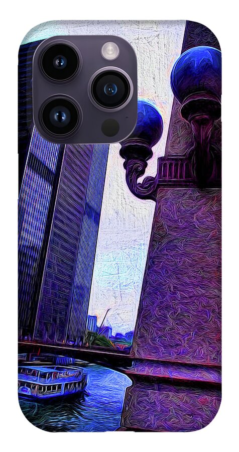 Chicago River Lamp - Phone Case