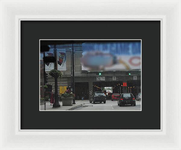 Chicago Traffic Evening - Framed Print