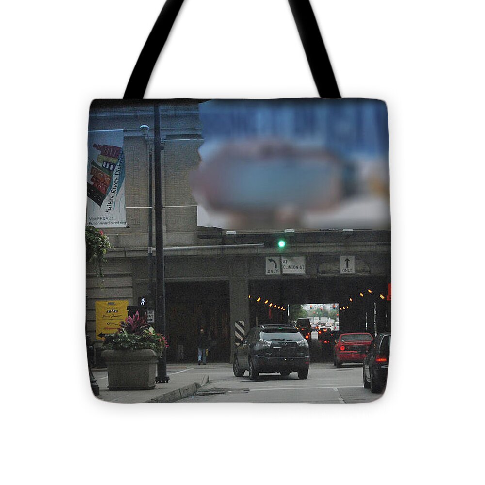 Chicago Traffic Evening - Tote Bag