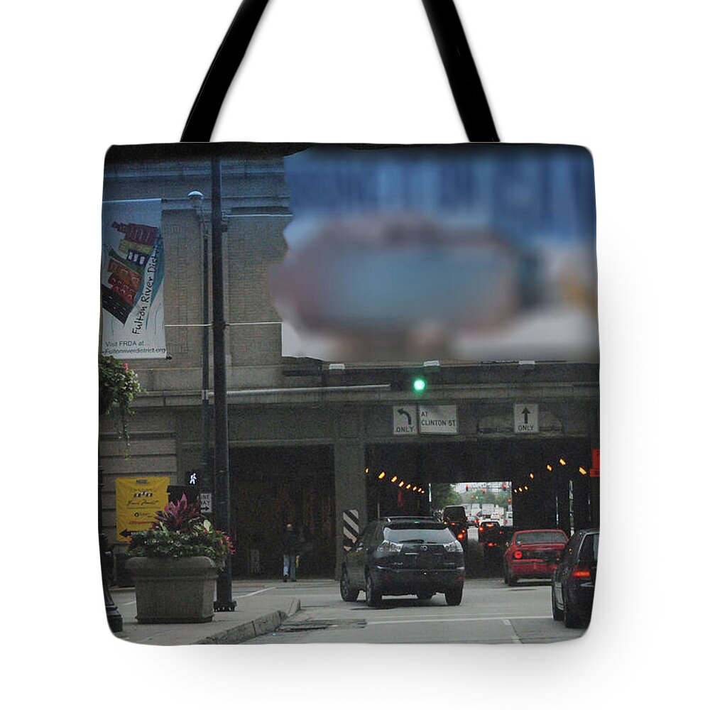 Chicago Traffic Evening - Tote Bag