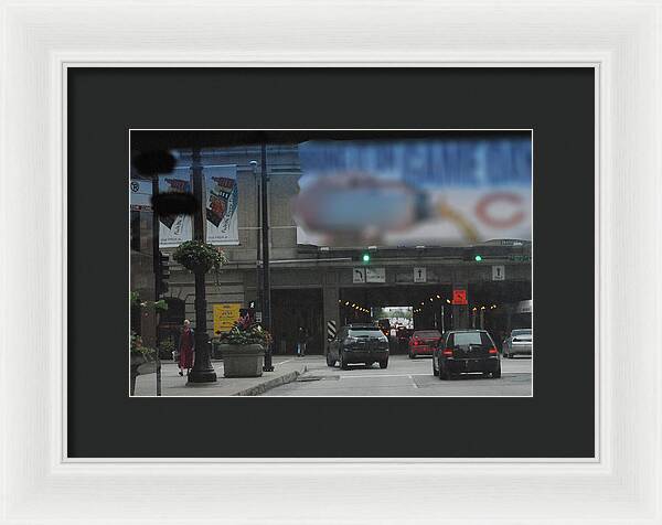 Chicago Traffic Evening - Framed Print