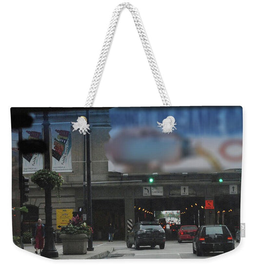 Chicago Traffic Evening - Weekender Tote Bag