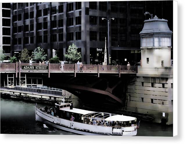 Chicago Water Taxi - Canvas Print