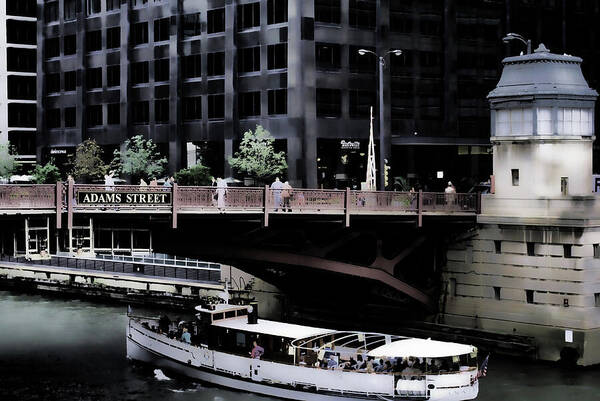 Chicago Water Taxi - Art Print