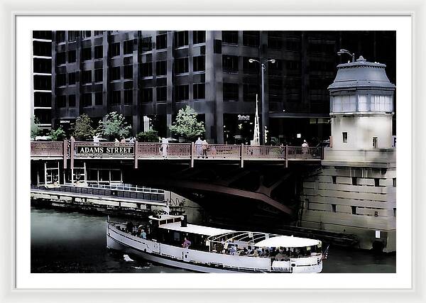 Chicago Water Taxi - Framed Print