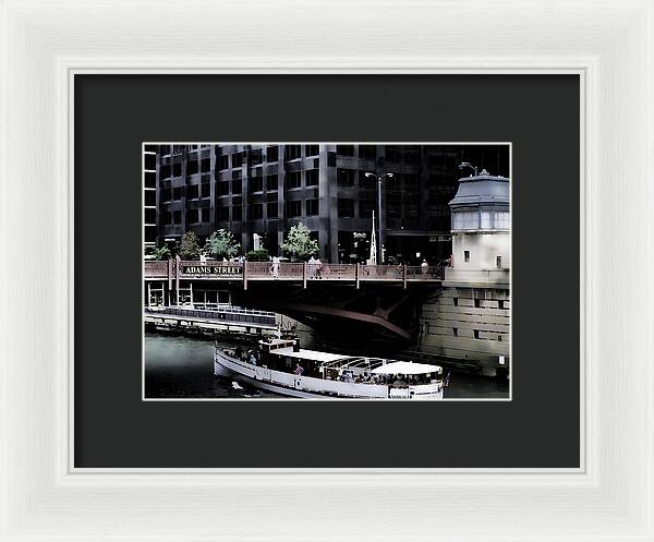 Chicago Water Taxi - Framed Print