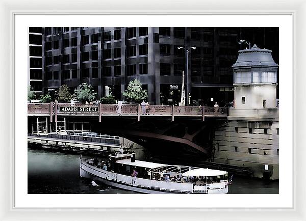 Chicago Water Taxi - Framed Print