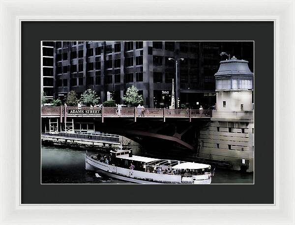 Chicago Water Taxi - Framed Print