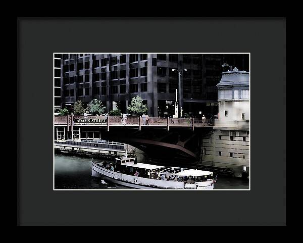 Chicago Water Taxi - Framed Print