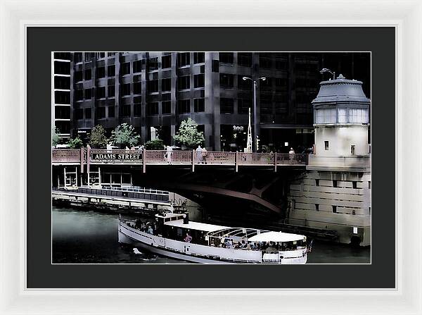 Chicago Water Taxi - Framed Print