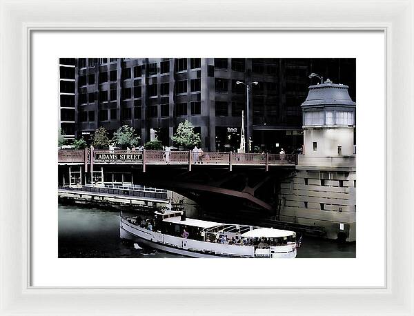 Chicago Water Taxi - Framed Print