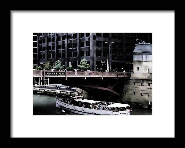 Chicago Water Taxi - Framed Print