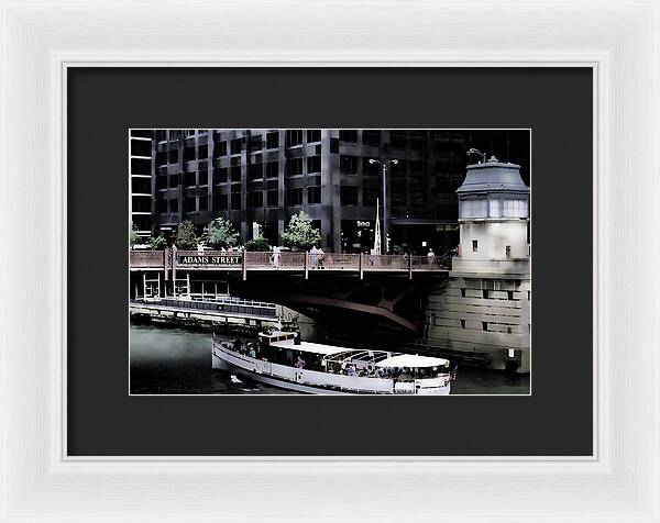 Chicago Water Taxi - Framed Print