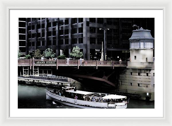 Chicago Water Taxi - Framed Print