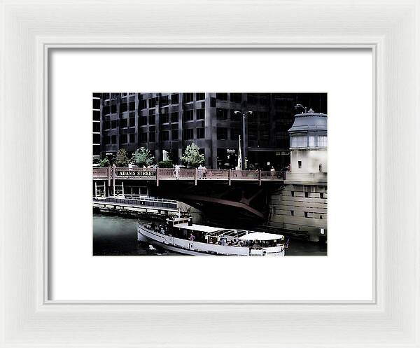 Chicago Water Taxi - Framed Print