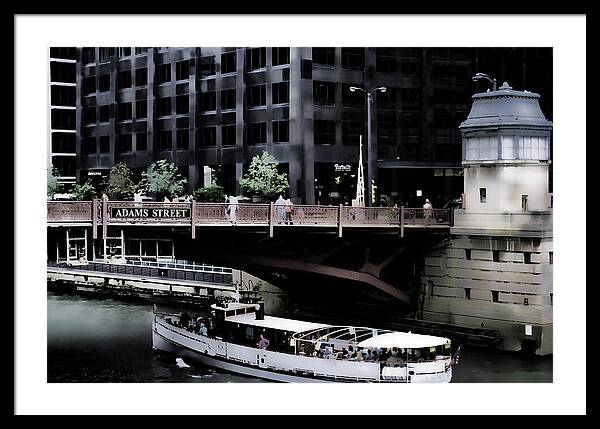 Chicago Water Taxi - Framed Print