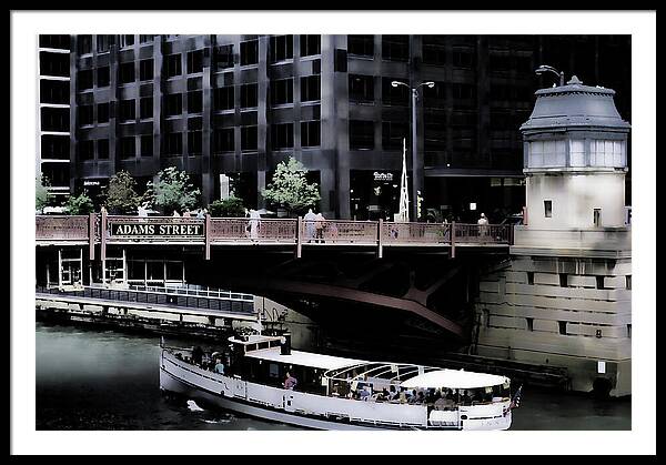 Chicago Water Taxi - Framed Print