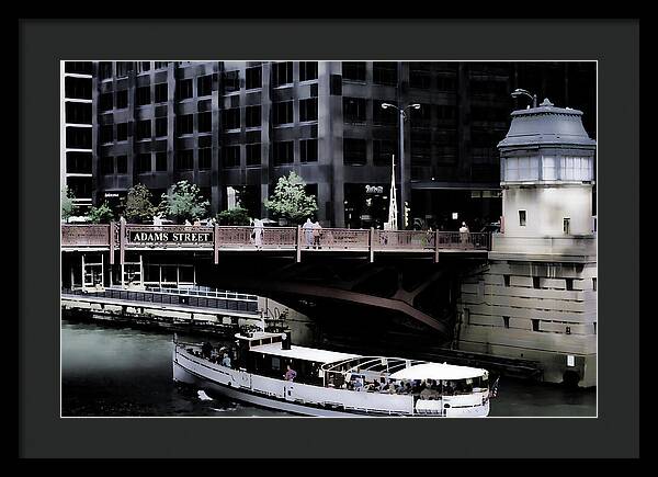 Chicago Water Taxi - Framed Print