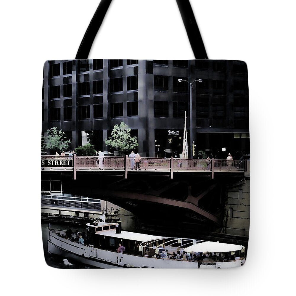 Chicago Water Taxi - Tote Bag