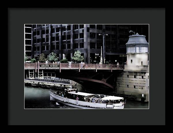 Chicago Water Taxi - Framed Print