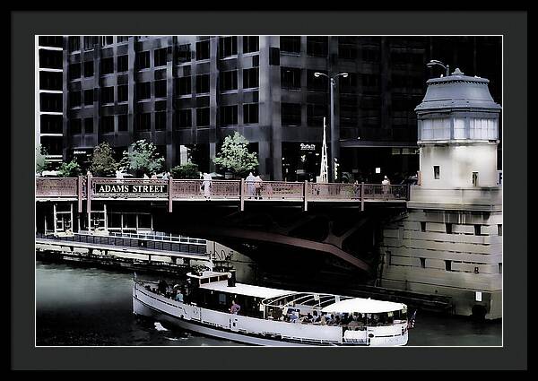 Chicago Water Taxi - Framed Print