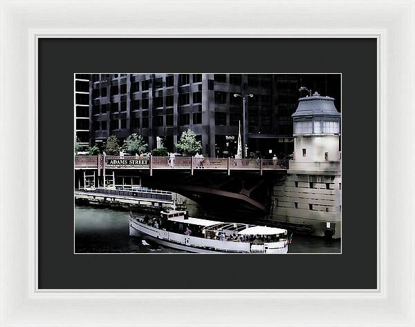 Chicago Water Taxi - Framed Print