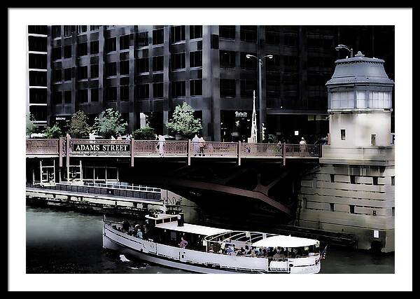 Chicago Water Taxi - Framed Print