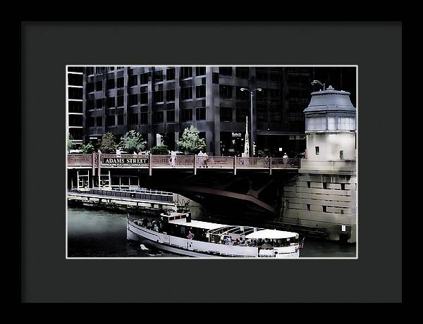 Chicago Water Taxi - Framed Print