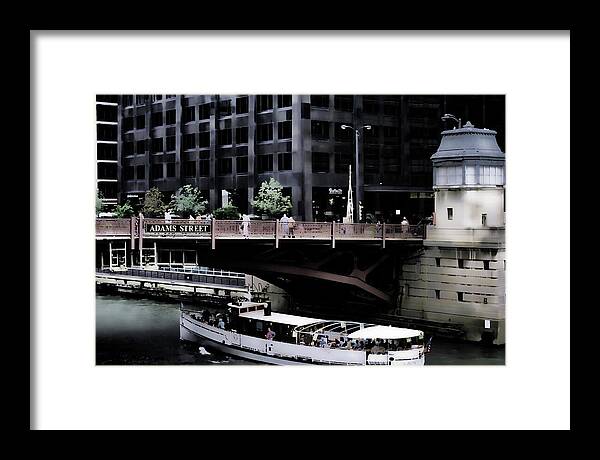 Chicago Water Taxi - Framed Print