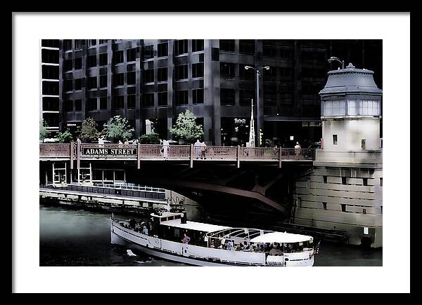 Chicago Water Taxi - Framed Print