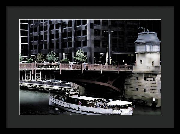 Chicago Water Taxi - Framed Print