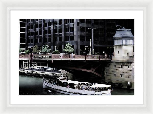 Chicago Water Taxi - Framed Print