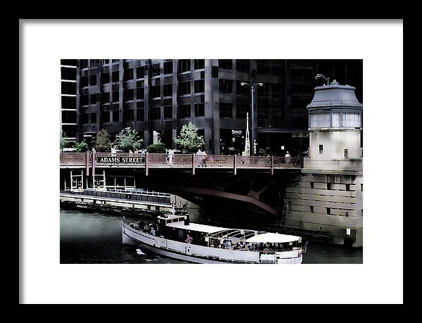 Chicago Water Taxi - Framed Print