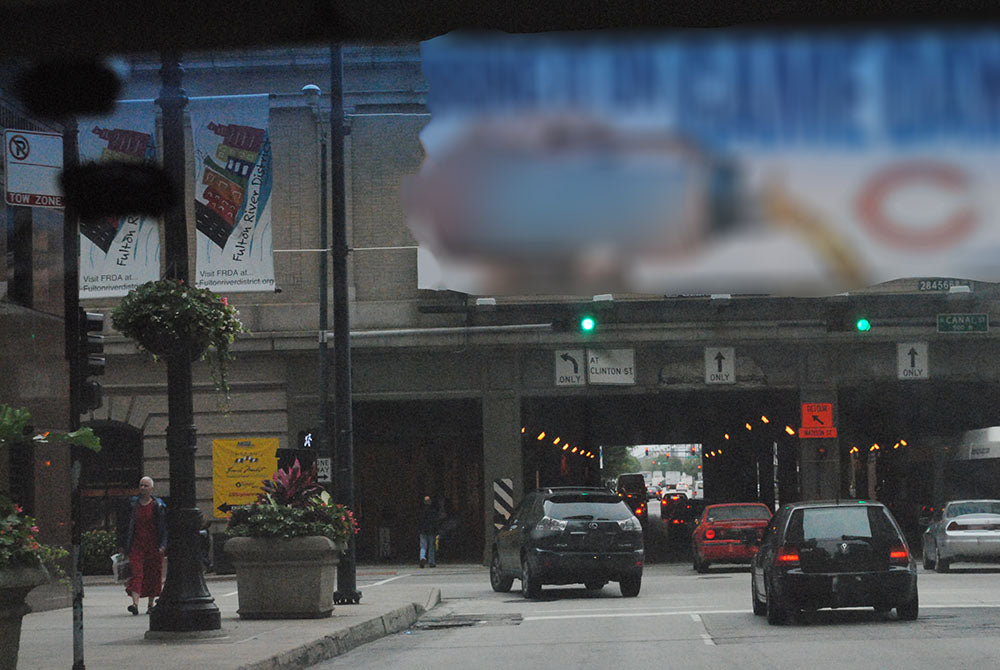 Chicago Traffic Evening Digital Image Download