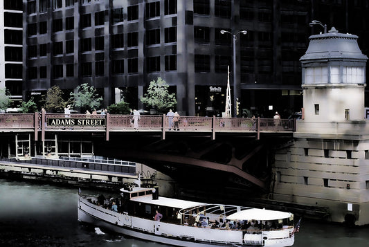 Chicago Water Taxi Digital Image Download