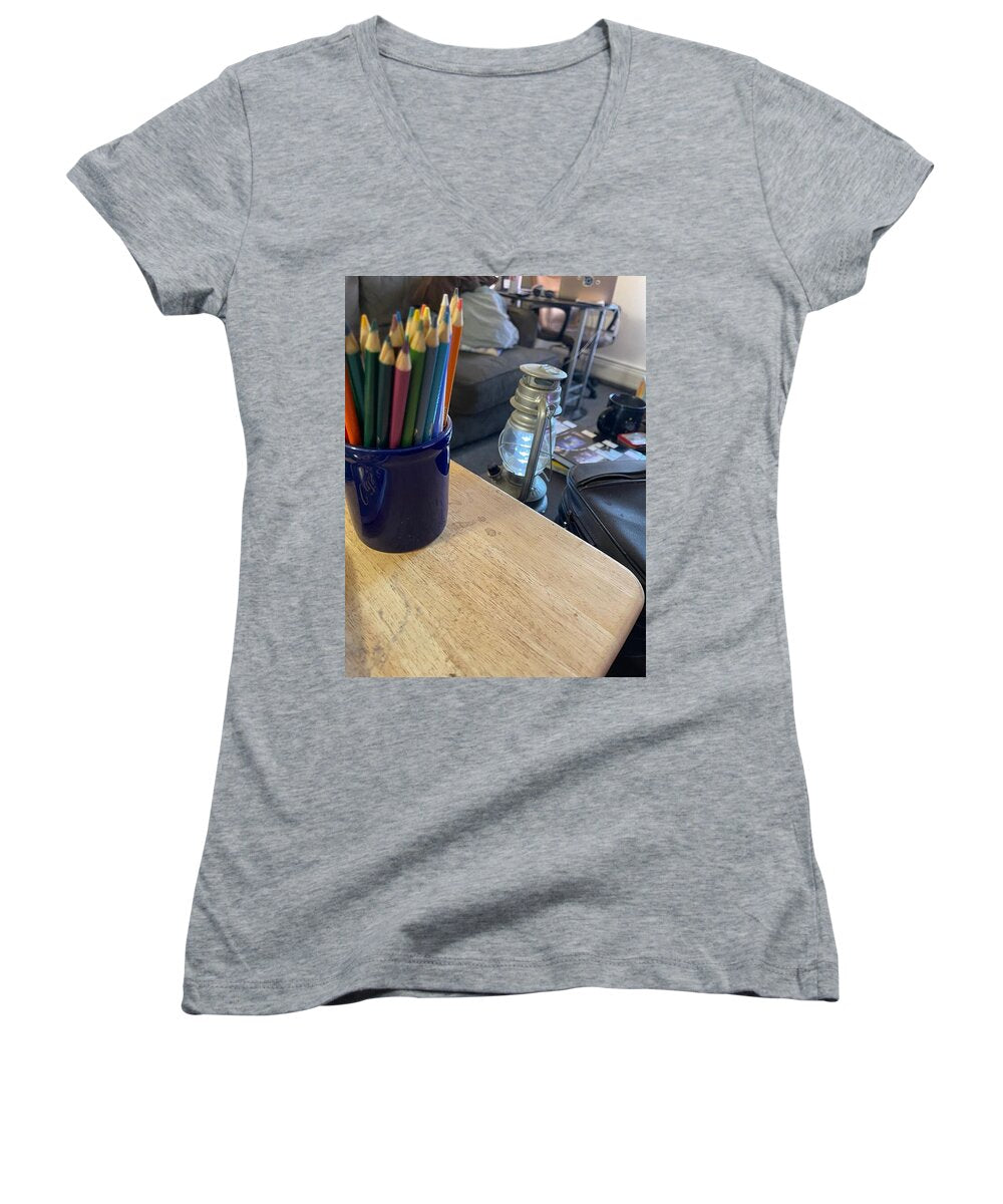 Colored Pencils - Women's V-Neck